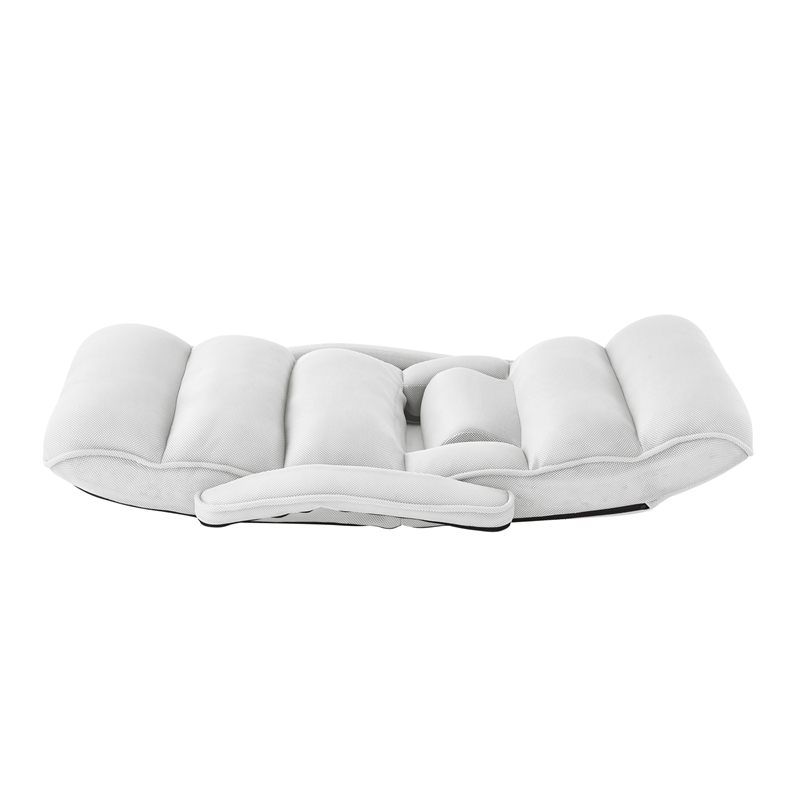 Posh Living Yuvan Mesh Recliner/Floor Chair White