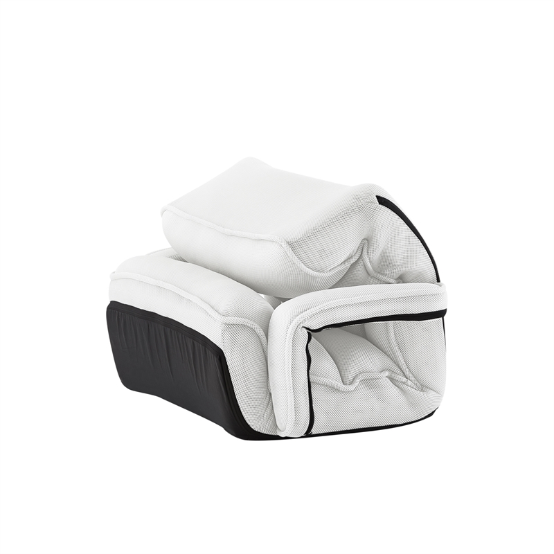 Posh Living Yuvan Mesh Recliner/Floor Chair White