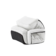 Posh Living Yuvan Mesh Recliner/Floor Chair White