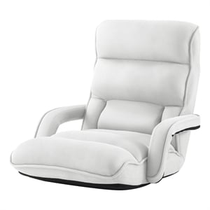 Posh Living Yuvan Mesh Recliner/Floor Chair White