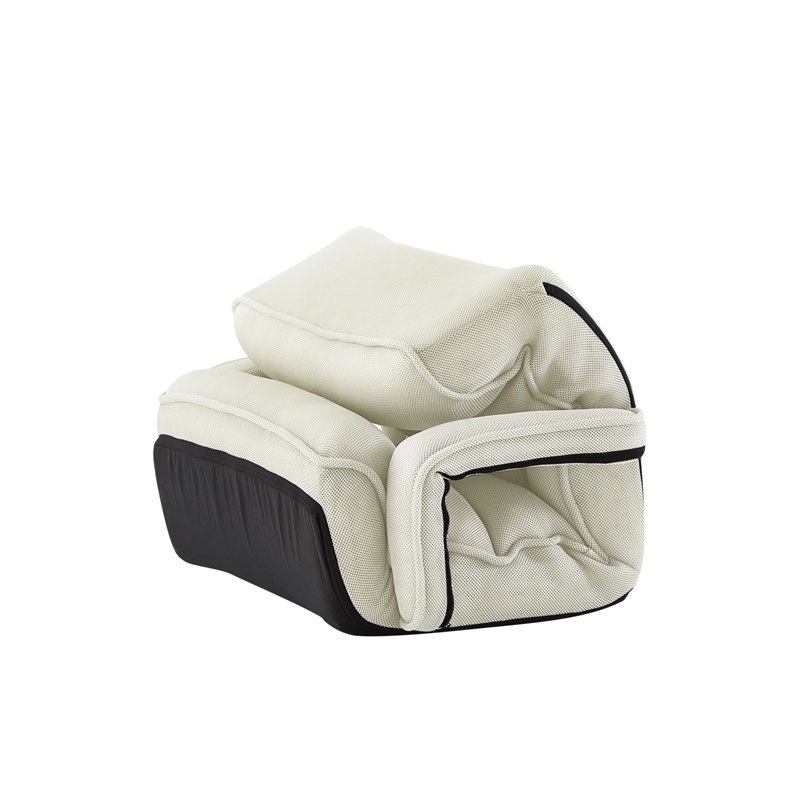 Posh Living Yuvan Mesh Recliner/Floor Chair Beige