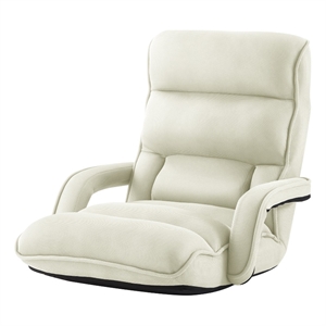 Posh Living Yuvan Mesh Recliner/Floor Chair Beige