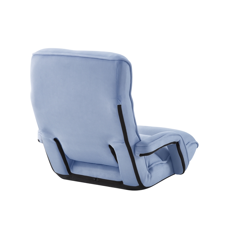 Posh Living Yuvan Mesh Recliner/Floor Chair Blue