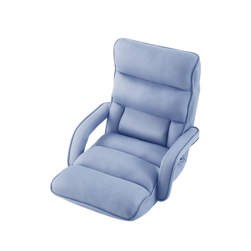 Posh Living Yuvan Mesh Recliner/Floor Chair Blue