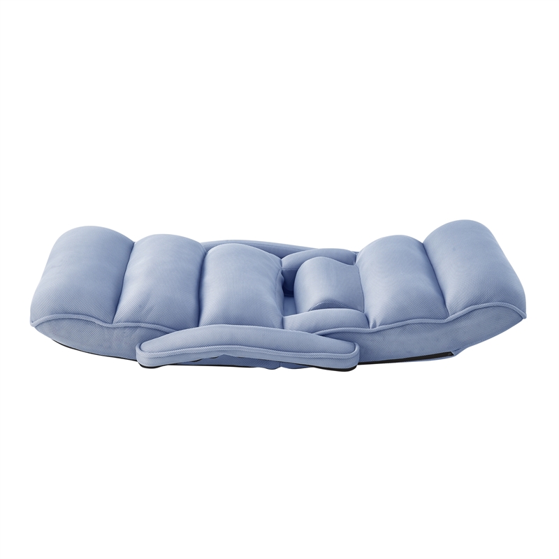 Posh Living Yuvan Mesh Recliner/Floor Chair Blue