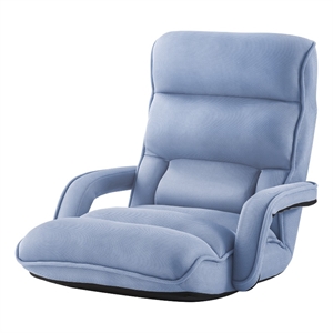 Posh Living Yuvan Mesh Recliner/Floor Chair Blue