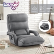 Posh Living Yuvan Mesh Recliner/Floor Chair Grey