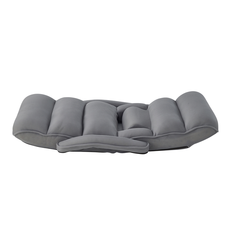 Posh Living Yuvan Mesh Recliner/Floor Chair Grey