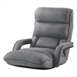 Posh Living Yuvan Mesh Recliner/Floor Chair Grey