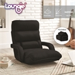 Posh Living Yuvan Mesh Recliner/Floor Chair Black