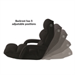 Posh Living Yuvan Mesh Recliner/Floor Chair Black