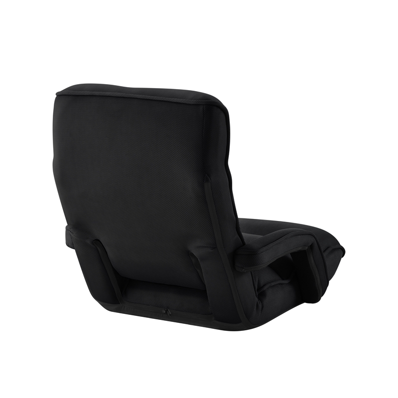 Posh Living Yuvan Mesh Recliner/Floor Chair Black
