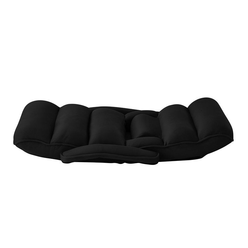 Posh Living Yuvan Mesh Recliner/Floor Chair Black