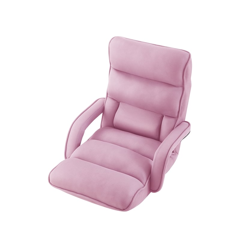 Posh Living Yuvan Mesh Recliner/Floor Chair Pink