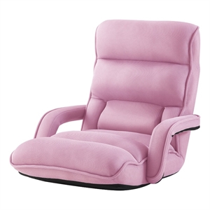 Posh Living Yuvan Mesh Recliner/Floor Chair Pink