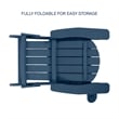 Posh Living Tyus  Adirondack Chair Navy
