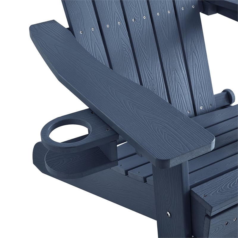 Posh Living Tyus  Adirondack Chair Navy