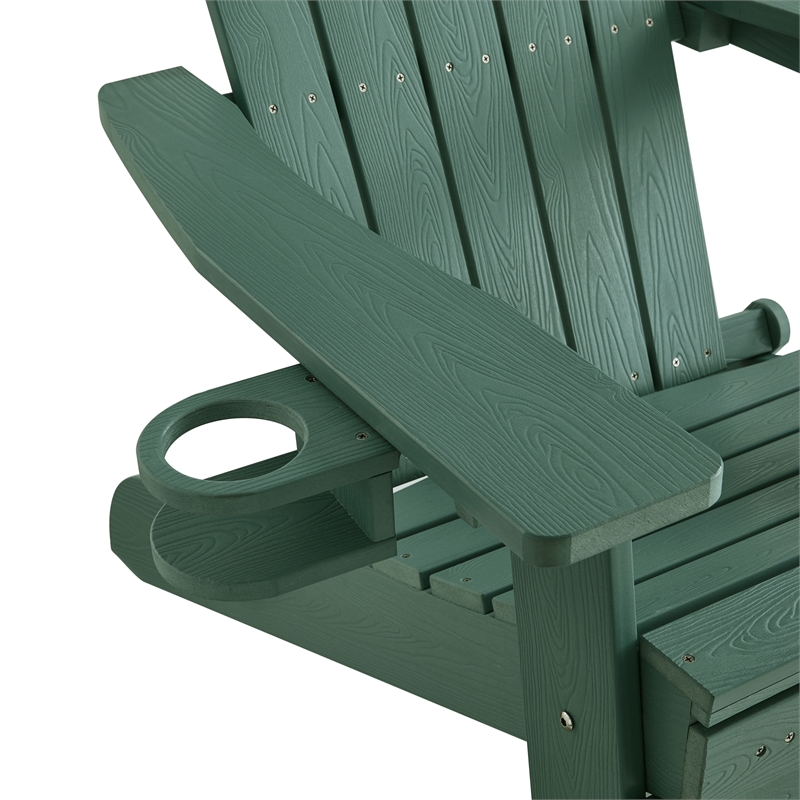 Posh Living Tyus  Adirondack Chair Green