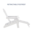Posh Living Tyus  Adirondack Chair White