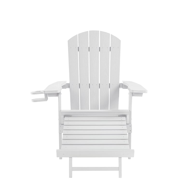 Posh Living Tyus  Adirondack Chair White