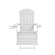 Posh Living Tyus  Adirondack Chair White
