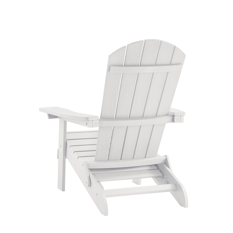 Posh Living Tyus  Adirondack Chair White