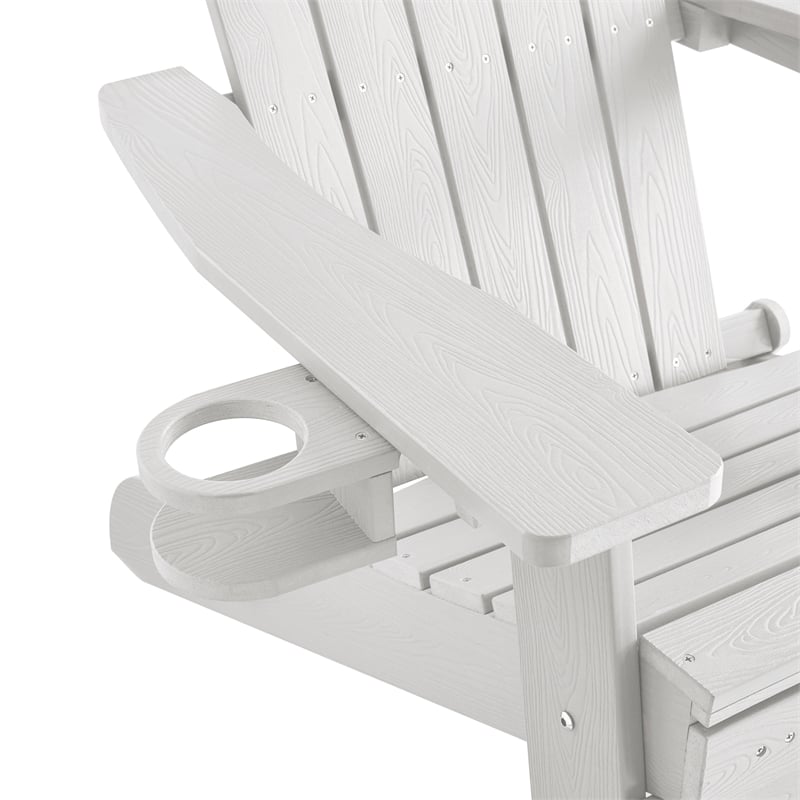 Posh Living Tyus  Adirondack Chair White