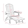 Posh Living Tyus  Adirondack Chair White