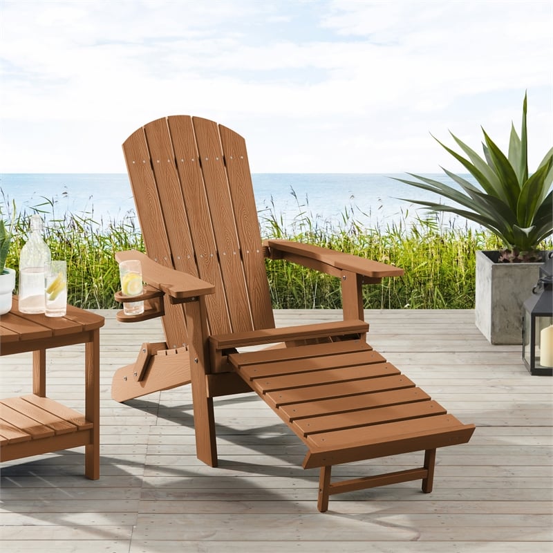 Posh Living Tyus  Adirondack Chair Orange