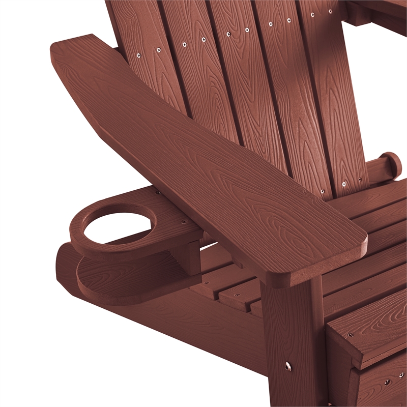 Posh Living Tyus  Adirondack Chair Brick