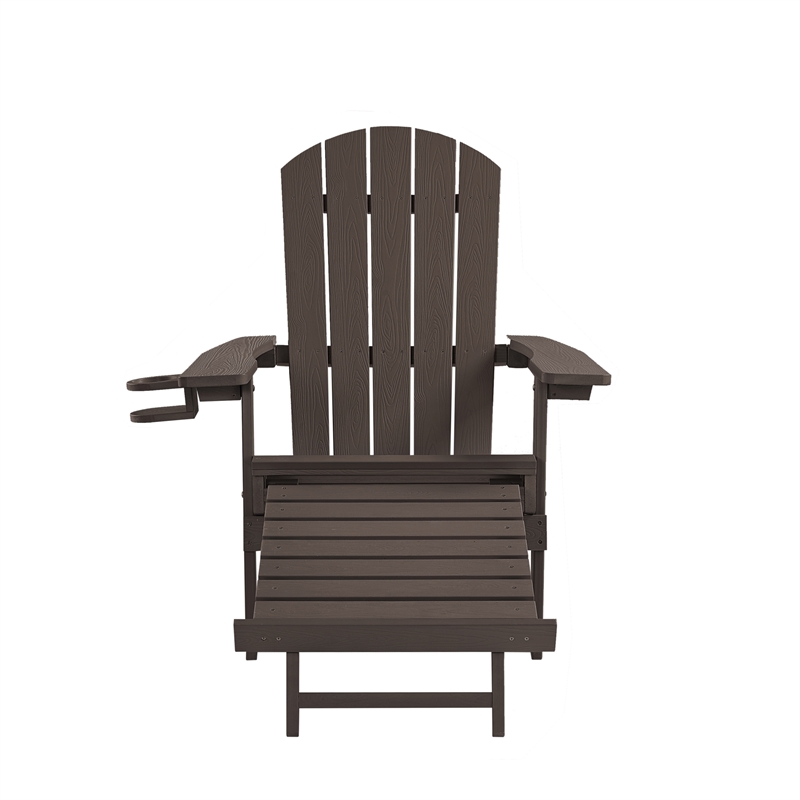 Posh Living Tyus  Adirondack Chair Chocolate