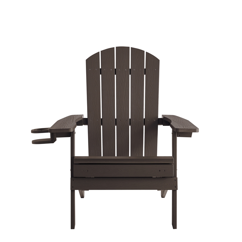 Posh Living Tyus  Adirondack Chair Chocolate