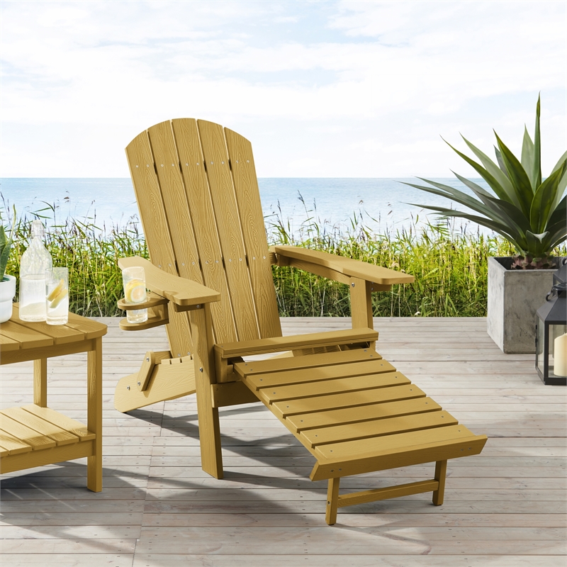 Posh Living Tyus  Adirondack Chair Yellow