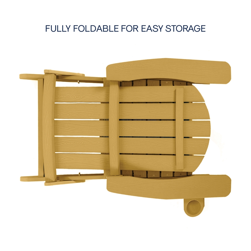 Posh Living Tyus  Adirondack Chair Yellow