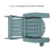 Posh Living Tyus  Adirondack Chair Aqua
