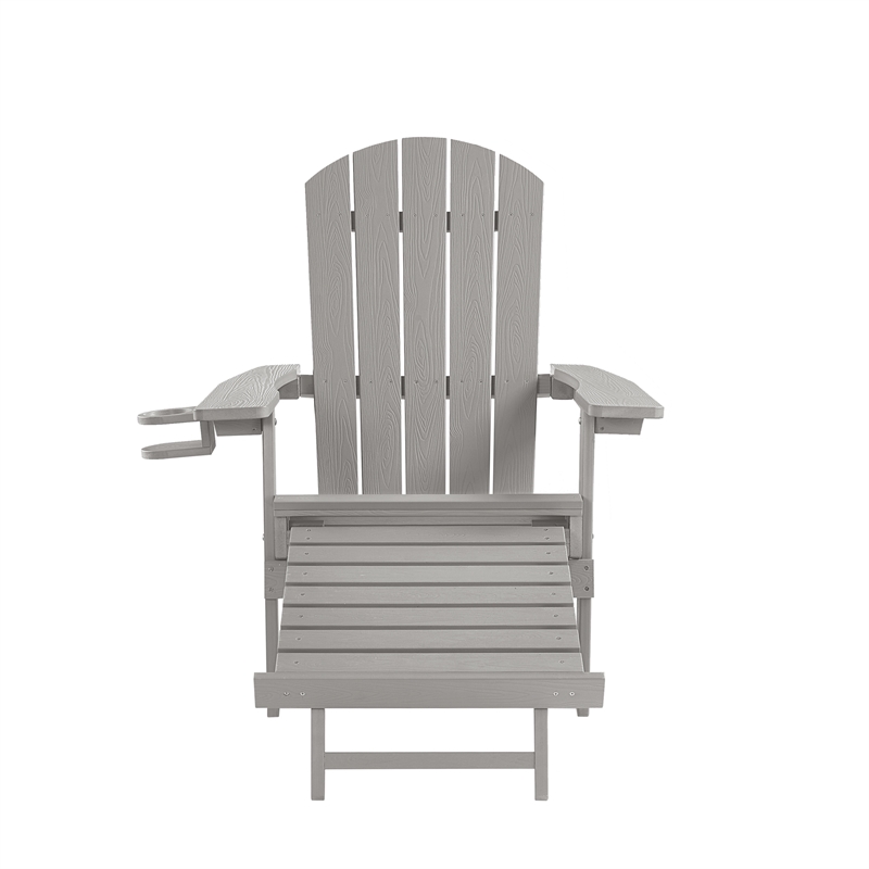 Posh Living Tyus  Adirondack Chair Light Grey