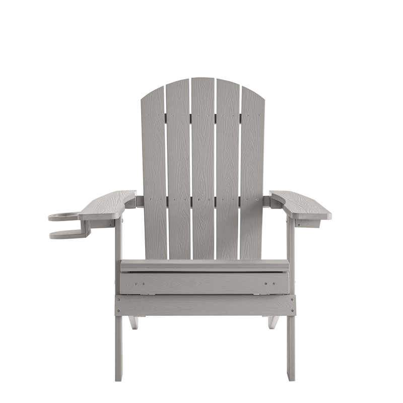 Posh Living Tyus  Adirondack Chair Light Grey