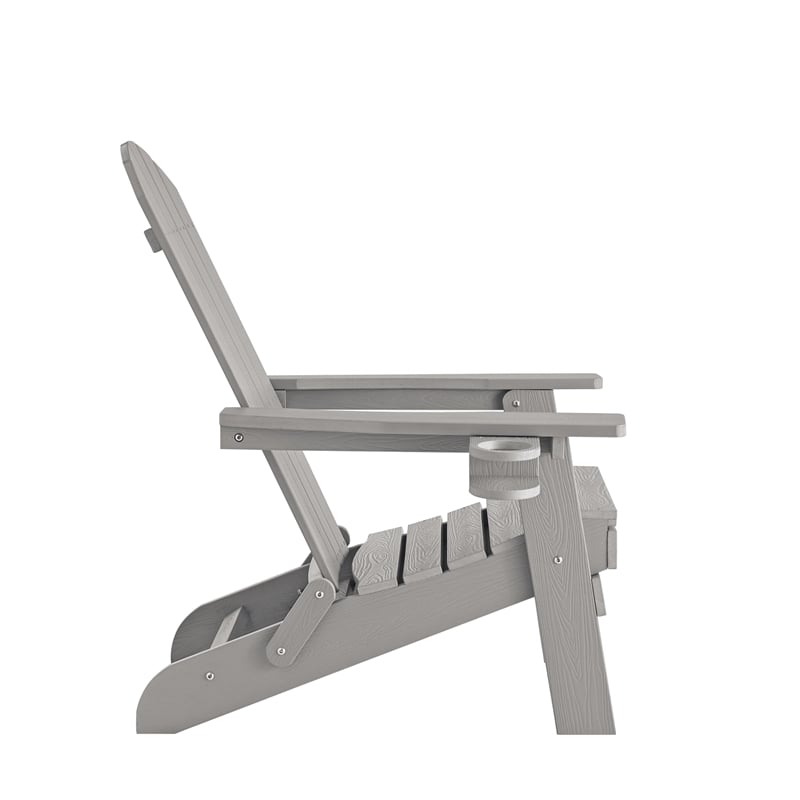 Posh Living Tyus  Adirondack Chair Light Grey