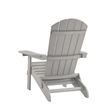 Posh Living Tyus  Adirondack Chair Light Grey
