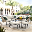 Posh Living Trayvon  Outdoor 5pc Seating Group Teak