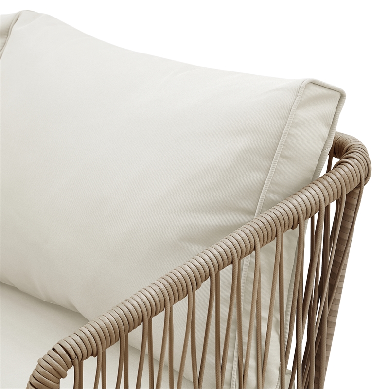 Posh Living Trayvon  Outdoor 5pc Seating Group Teak