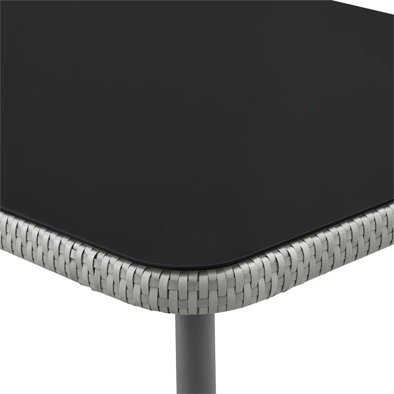 Posh Living Trayvon  Outdoor 5pc Seating Group Light Grey