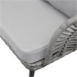 Posh Living Trayvon  Outdoor 5pc Seating Group Light Grey
