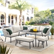 Posh Living Trayvon  Outdoor 5pc Seating Group Sand