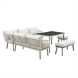 Posh Living Trayvon  Outdoor 5pc Seating Group Sand