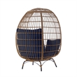 Posh Living Tidus Egg Chair Navy
