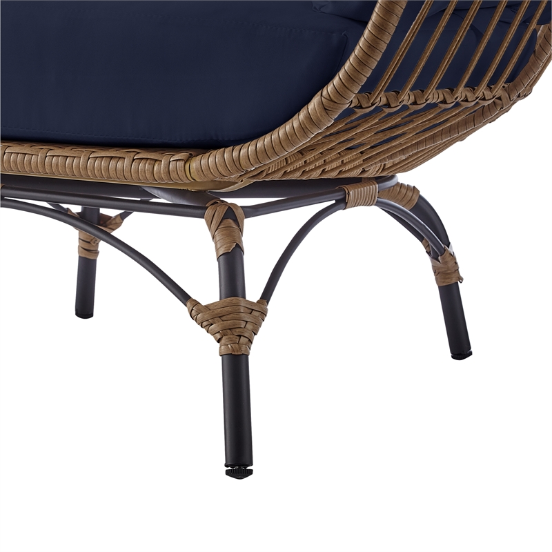 Posh Living Tidus Egg Chair Navy