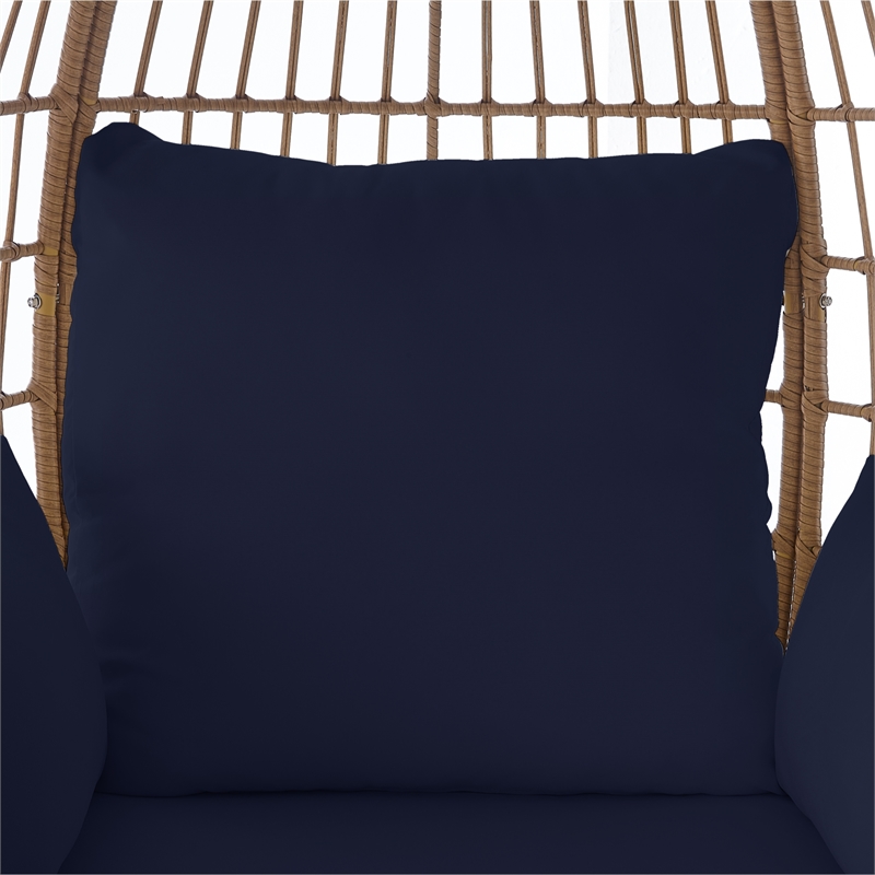 Posh Living Tidus Egg Chair Navy