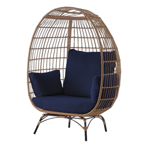 Posh Living Tidus Egg Chair Navy