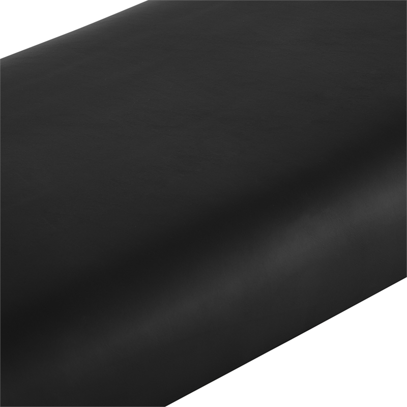 Posh Living Makynlee PU Leather Bench Black/Gold
